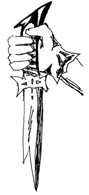 Рука с обломанным мечом